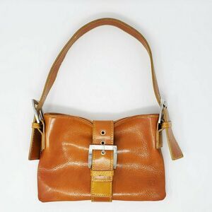 Del Borgo Lavorazione Artigiana Leather Baguette Hand Bag Y2K Purse